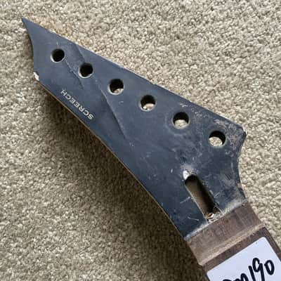Black Reversed Headstock Guitar Maple Neck, Rosewood Fingerboard 24 Frets image 5