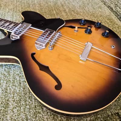 Gibson ES-330TD Long Neck 1968 - 1972 - Sunburst imagen 3
