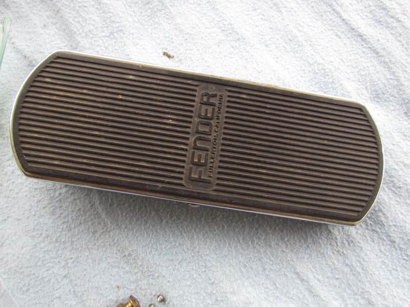 Vintage Fender Volume Pedal 1962-1963 Chrome For Repair Needs New Pot Vintage Fender Volume Pedal For Repair image 1