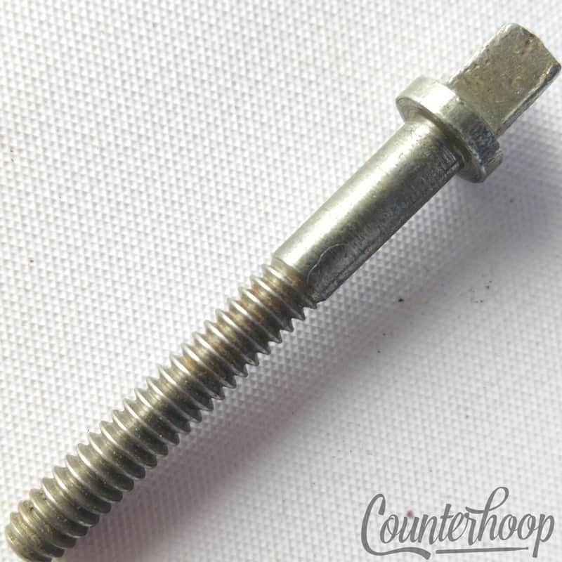 *Leedy Thin Tension T-Rod 1 1/2"Snare Drum/Tom Nickel X-Box Lug Under-Sized 10s* image 1