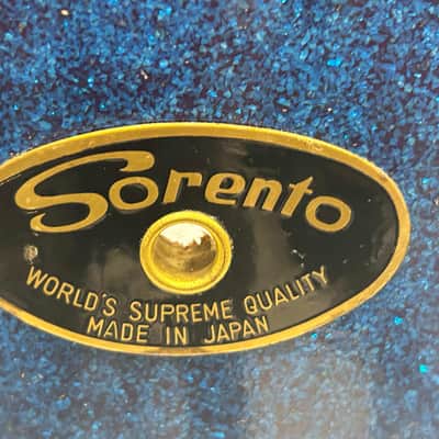 Sorento 5X14" Snare Drum (9164-12234) 60's - Blue Sparkle image 2