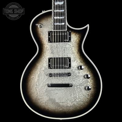 ESP Original Series Eclipse Custom Silver Liquid Metal Burst w/case E8031252 image 1