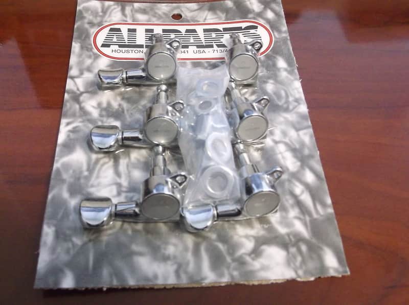 Gotoh TK-0760-001 Mini Tuning Keys, 6-in-Line, 16:1 image 1