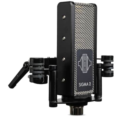 Immagine Sontronics Sigma 2 Phantom-Powered Ribbon Microphone w/Shockmount & ABS Flight Case - 2