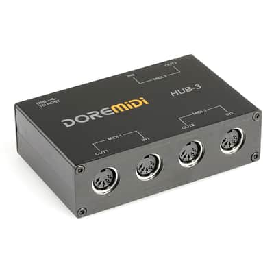 MIDI 3x3 Box Controller USB Midi Interface 3 input 3 output Midi Adapter image 3