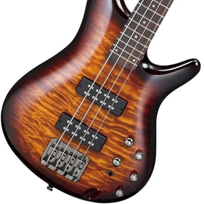 Ibanez SR400EQM 4 String Dragon Eye Burst image 1
