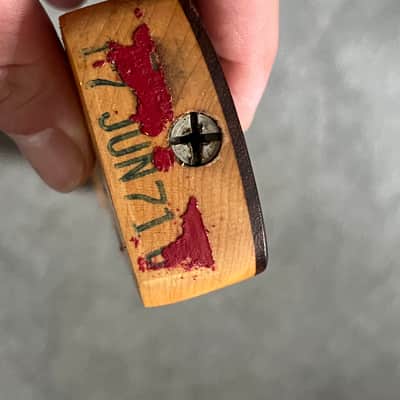 1971 Fender Musicmaster bass neck image 9