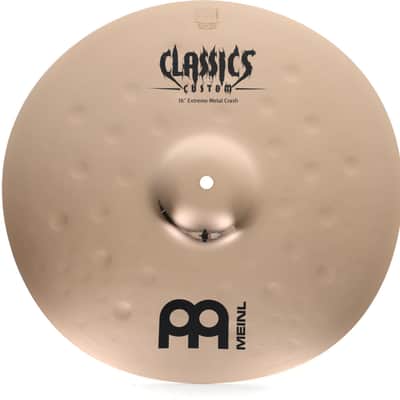 Meinl Cymbals Classics Custom Extreme Metal Brilliant Crash Cymbal - 16 inch image 1