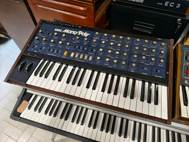 Korg Mono/Poly 1980s - Blue image 1
