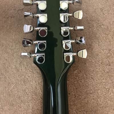 DeArmond S-73-12 12-String 2000 - 2001 Emerald Green Transparent image 3