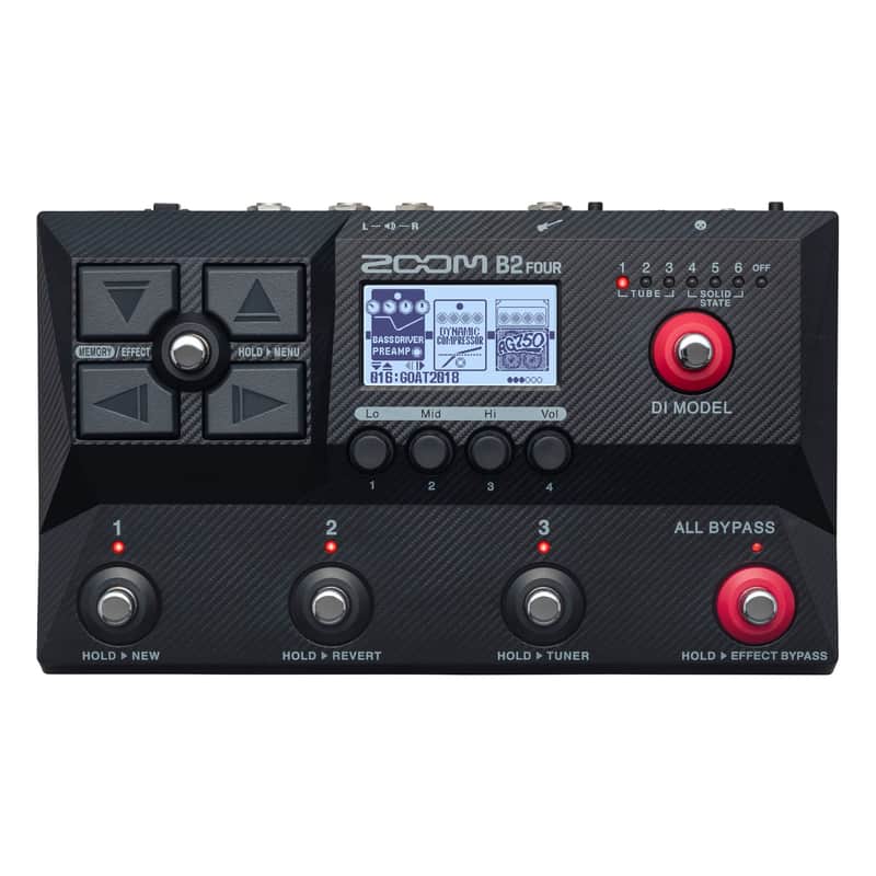Zoom B2 Four Multi Effects Processor for Bass image 1