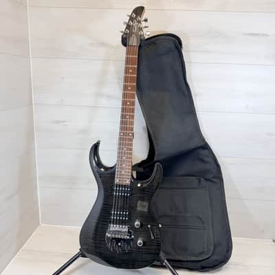OLP by Music Man HH Electric Guitar w/ Traben MetalArt Bridge – Black Flame Top 2007 image 14
