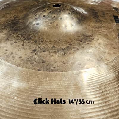 Sabian 14" HHX Click Hi-Hat Cymbals (Pair) 2001 - Present - Natural image 5