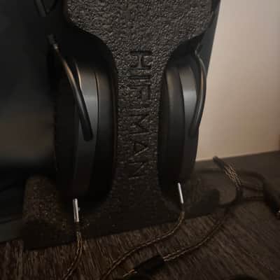 HiFiMan Arya Stealth + HiFiMan EF499 R2R DAC/Amp + Custom Cable (Bundle - Mint Condition) image 2