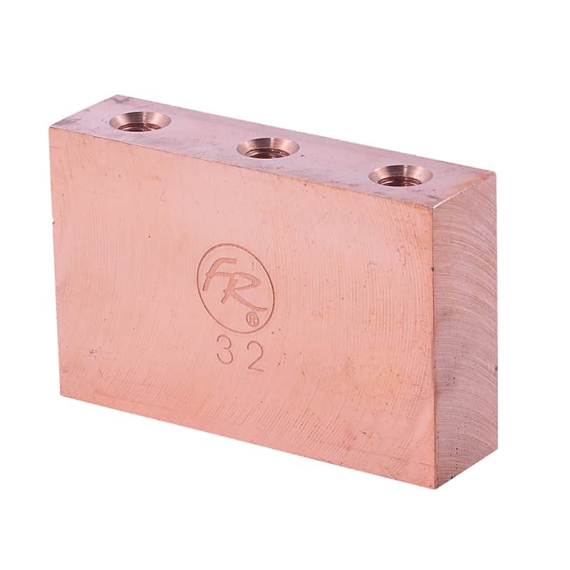 Authentic Floyd Rose Fat Tungsten Sustain Block - 32mm image 1