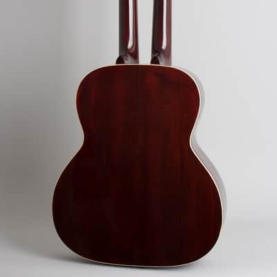 Supertone #12E 650 1/4 Harp Guitar, most likely made by Harmony,  c. 1918, original canvas soft shell case. image 2