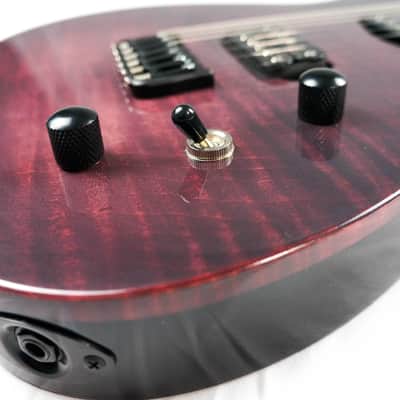 Swisher Handmade Machine 6 2022 Merlot Electric Guitar image 3