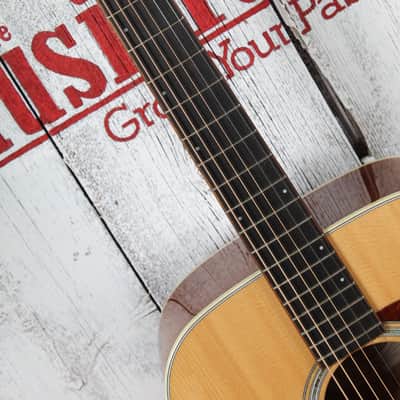 Washburn D100SWE Dreadnought Acoustic Electric Guitar with Hardshell Case image 12
