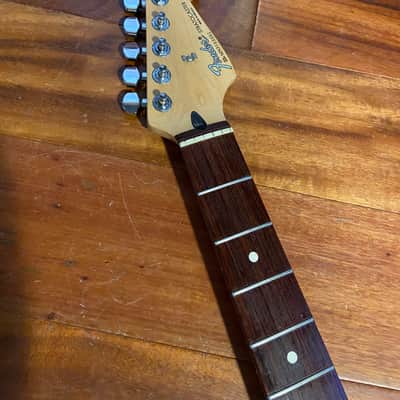 1993 MIM Fender Stratocaster Standard Strat Rosewood Maple Neck Tuners Plate image 4
