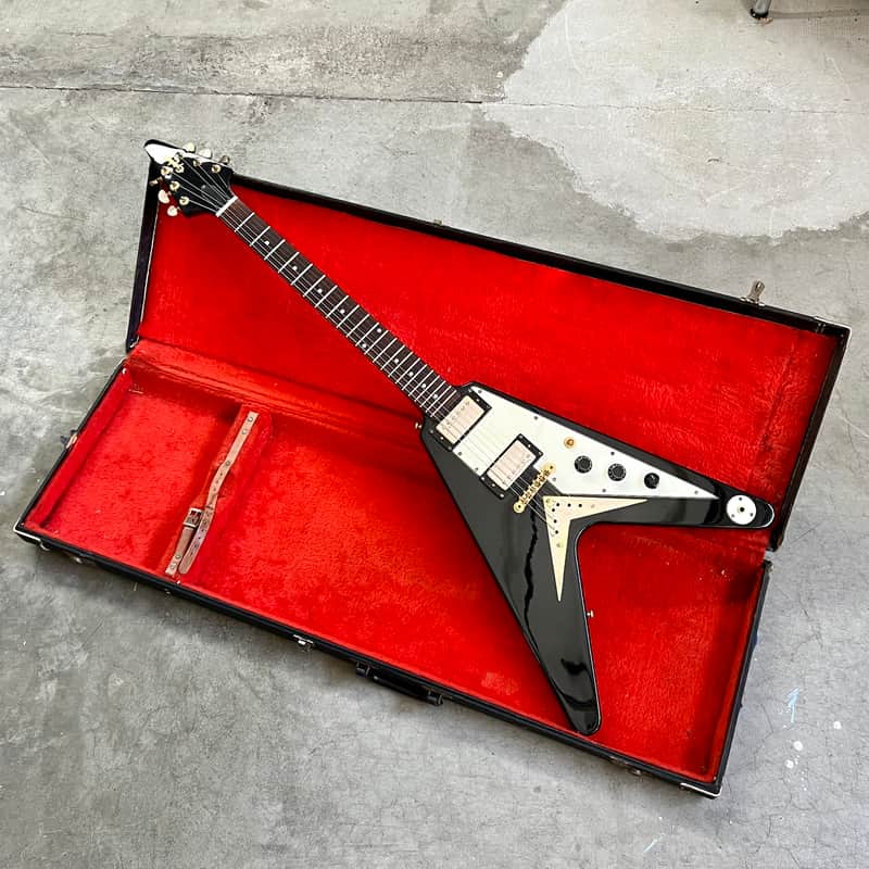 2005 Epiphone 58 Custom Flying V Black Beauty