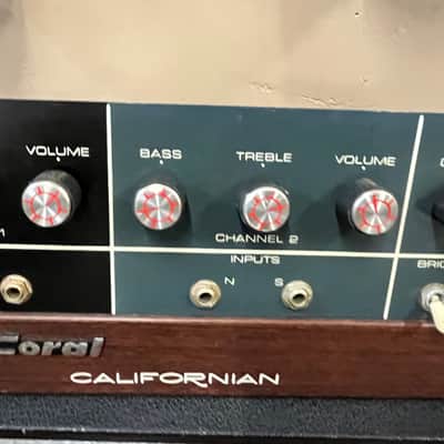 Danelectro Coral Californian Head Cabinet and Preamp Chassis 1960s image 4