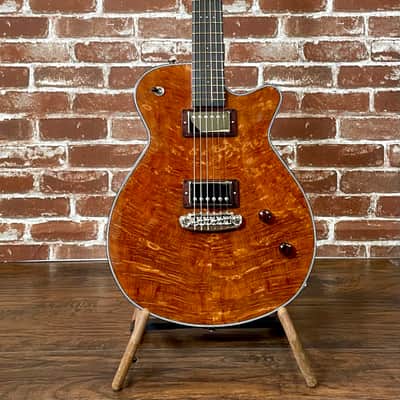Grez Mendocino Custom 2021 Quilted OG Redwood Top, Tortoise Binding 5lbs 3oz NEW (Authorized Dealer) image 6
