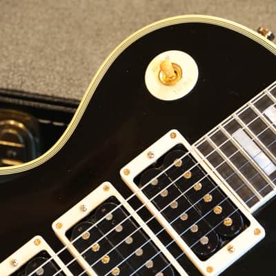 Minty! 2023 Gibson Custom Shop Peter Frampton "Phenix" Inspired Les Paul Custom 3 PUP Electric Guitar Black Ebony + COA OHSC image 3
