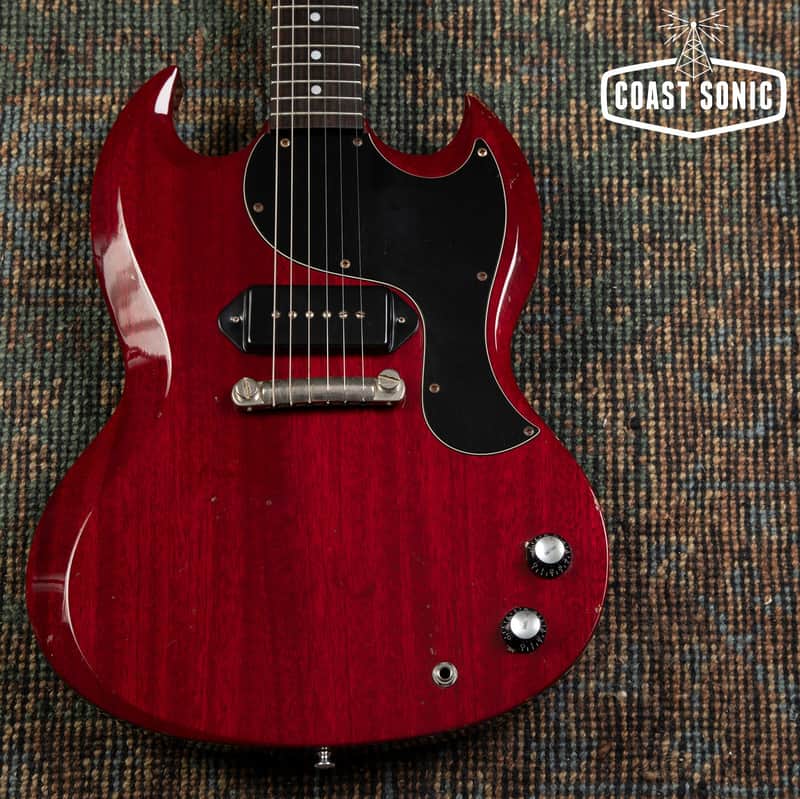 Rare 1988 Greco SJR-62 SG JR made in Japan - Cherry | Reverb