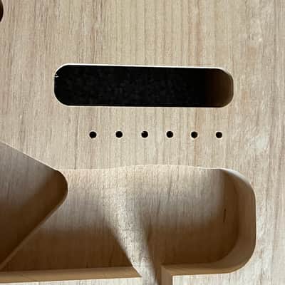 Fender American vintage style Stratocaster guitar body unfinished alder image 3