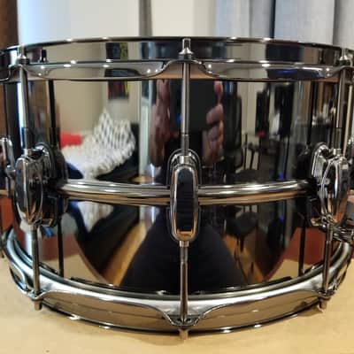 Tama LST158 SLP Big Black Steel Snare Drum - 15x8 image 7