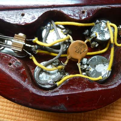 Gibson Les Paul Standard with Sideways Vibrola 1961 - 1962 - Cherry image 16