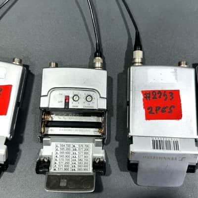 Sennheiser EM3532 536-572MHz Mikroport Rcvr /(2)SK5012 R Body Packs #2253 (One) image 11