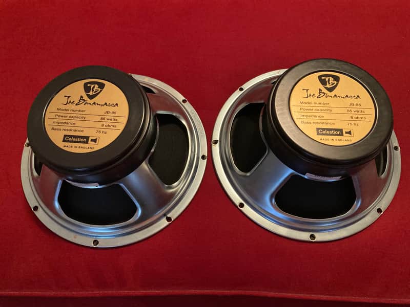 Pair of Celestion JB 85 SPEAKERS Fender Joe Bonamassa High Power Tweed Twin or 2 x 12" cabinet image 1