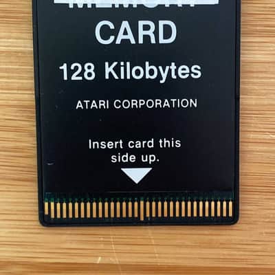 Atari Portfolio 128KB Memory Card used for Korg M1 data storage