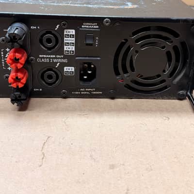 Samson SX1800 Stereo Power Amplifier – 1800W – Rackmount – Used image 8