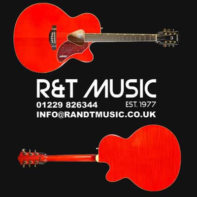 Gretsch G5022CE Rancher Jumbo Cutaway Electric, Fishman Pickup Savannah Sunset Inc Hard case image 8