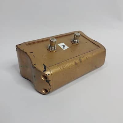 Gold Painted Fender 2-Button Footswitch with 1/4" Jack image 3