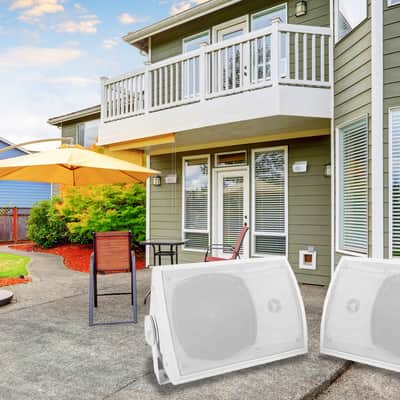 Rockville Home Theater Bluetooth Receiver + (2) 5.25" Speakers with Swivel Brackets image 10