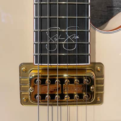 Gretsch G6136-1958 Atephen Stills Aged White Falcon image 3