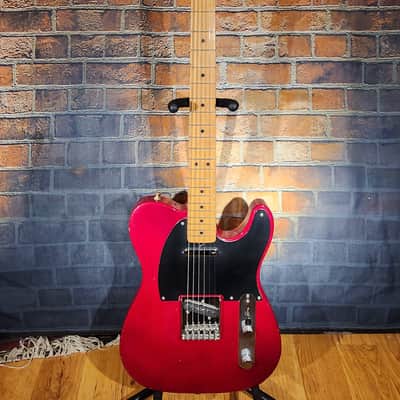 Fender American Telecaster Medallion Partscaster Trans Red Custom Shop Pick Ups image 1