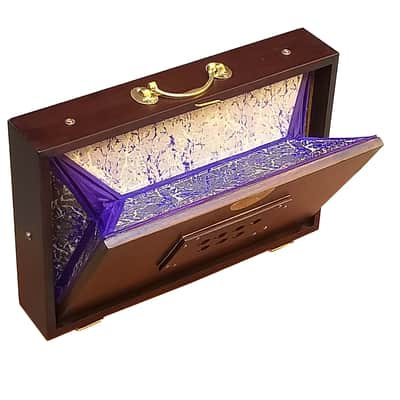 SHRUTI BOX~SIZE (15" X 10" X 3"~440 Hz~TEAK WOOD~SWAR PETI~CHANT~MANTRA~SHRUTI image 4