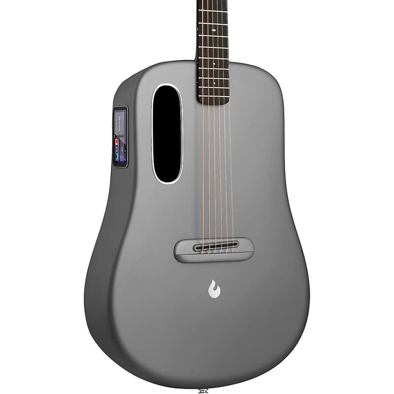 LAVA MUSIC LAVA ME 4 Carbon Fiber 38" Acoustic-Electric Guitar With Airflow Bag - Regular Space Grey image 1