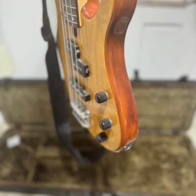 Yamaha TRBX174EW Mango Wood 4-String Bass (Natural) + Gator TSA ATA Molded Case image 5