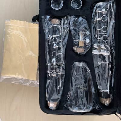 NEW B Flat Clarinet Ebonite Clarinet Nickel-Plated Full Student School Set image 3
