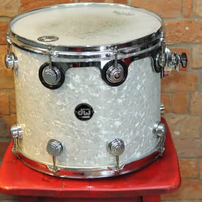 DW Pre Collector's white marine pearl tom 14x12 image 1