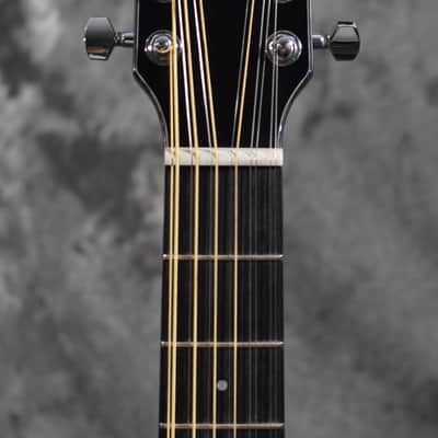 Ibanez AEG5012 12-String Acoustic Electric Cutaway Black w/ FREE Same Day Shipping image 2