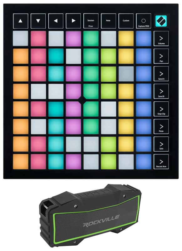 Novation Launchpad X MIDI USB RGB DJ Pad Controller+Home Bluetooth Speaker image 1