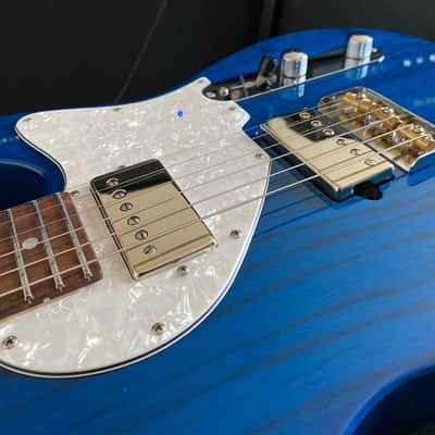 Suhr Custom T 2019 Trans Blue 2 Humbucker Thornbuckers image 1