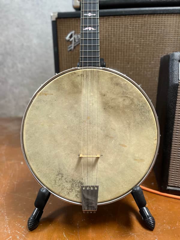 1920’s Washburn Lyon & Healy Style B Open Back 4 String Tenor Banjo image 1