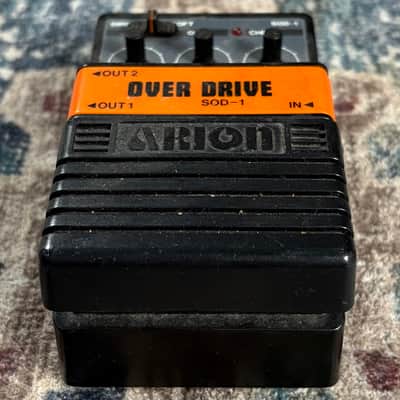 Arion Over Drive SOD-1 Vintage Black Box Overdrive Guitar Effect Pedal! R image 2